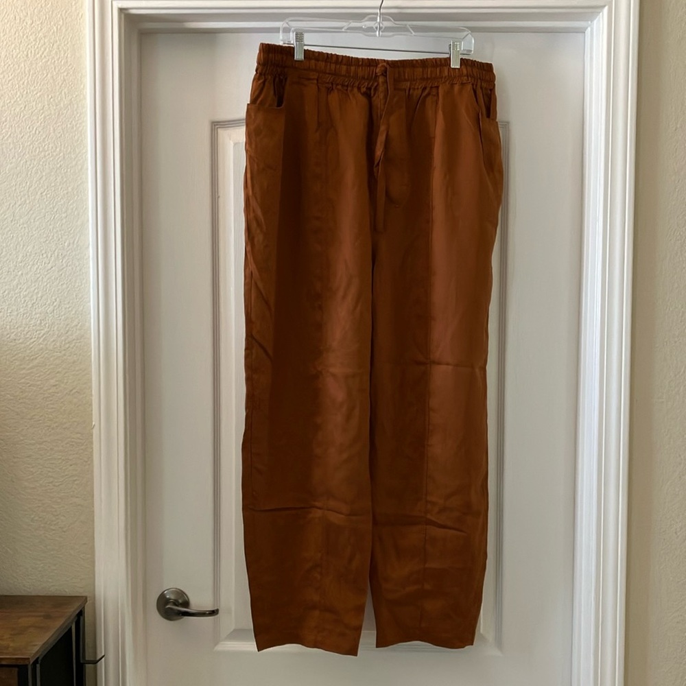 NWOT Connally Goods, Ramona Utility Trousers (Long)- Cedar Tencel Twill, 2XL
